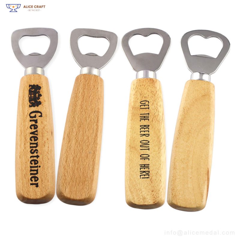 Custom Wood Bottle Openers