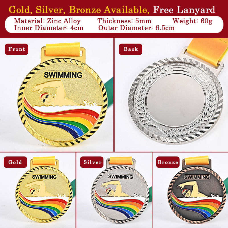 Custom Swimming Medals